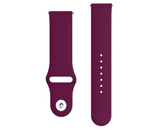 Ремешок для смарт-часов Armorstandart Silicone Watch Strap 20mm Marsala (ARM60520), изображение 3