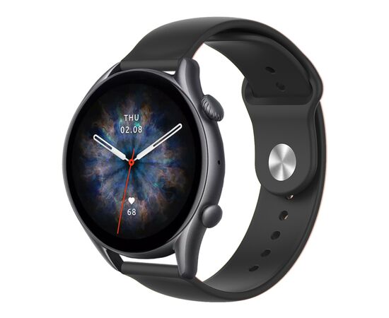 Ремінець до смарт-годинника Armorstandart Silicone Watch Strap 22mm Black (ARM80669), зображення 2