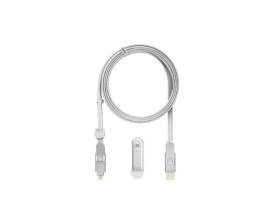 Дата кабель 6in1 inCharge XL 2.0m white Rolling Square (XLM02R)