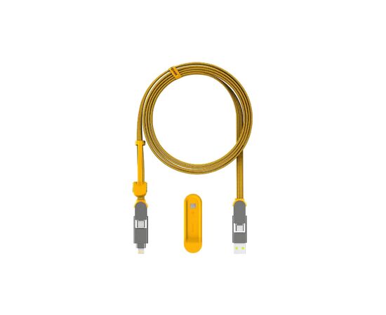 Дата кабель 6in1 inCharge XL 3.0m yellow Rolling Square (XLL03R)