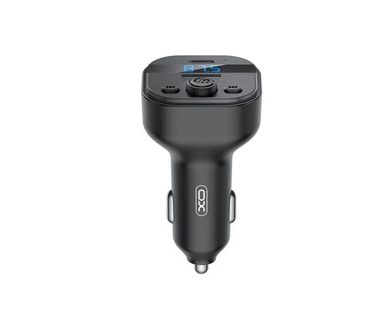 FM модулятор XO BCC18 USB-A OTG/USB-C Black (BCC18.black), зображення 3