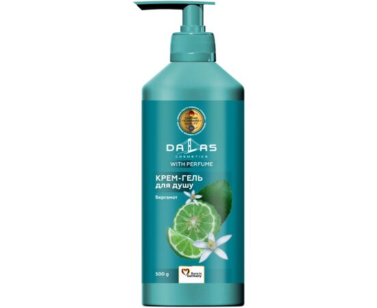 Гель для душу Dalas Cosmetics Бергамот 500 г (4823128004783)