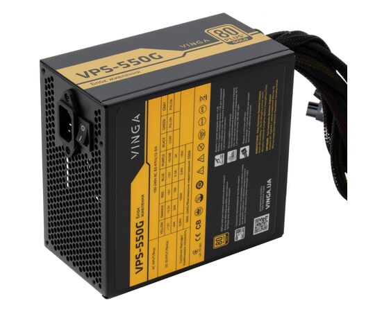 Блок питания Vinga 550W (VPS-550G), изображение 3