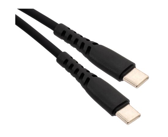 Дата кабель USB-C to USB-C 2.0m 240W Chip Silicon Black Vinga (VCDCCC2242SB), изображение 2