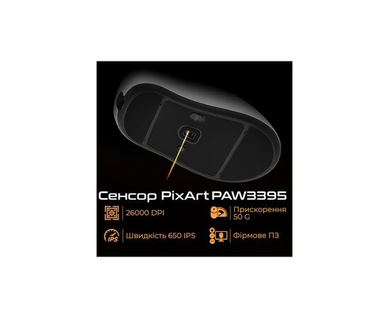 Мышка RAWM ER21 Wireless/Bluetooth White (ER21.white), изображение 2