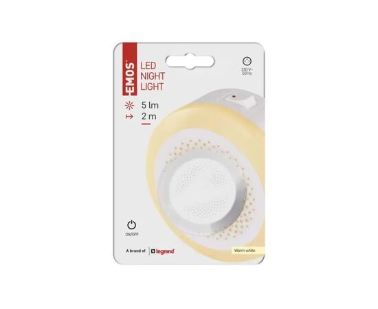 Ночник EMOS 5Lm 230V пластик (P3326), изображение 8