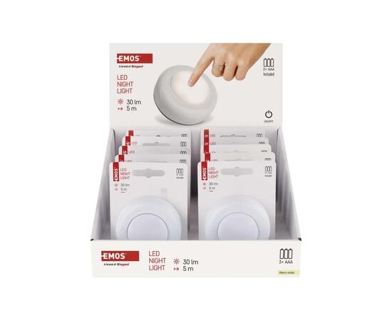 Ночник EMOS 30Lm 3 ААA пластик (P4722), изображение 9