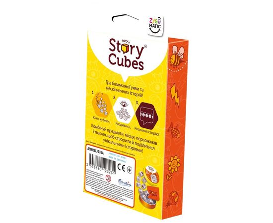 Настольная игра Asmodee Кубики историй Рори Классика (ASMRSC301UA), изображение 3