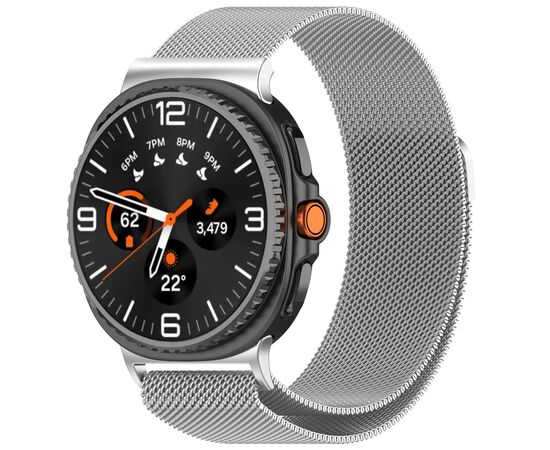 Ремешок для смарт-часов Armorstandart Milanese Magnetic Samsung Watch 8 / 8 Classic (20x113 mm) Silver (ARM87361)