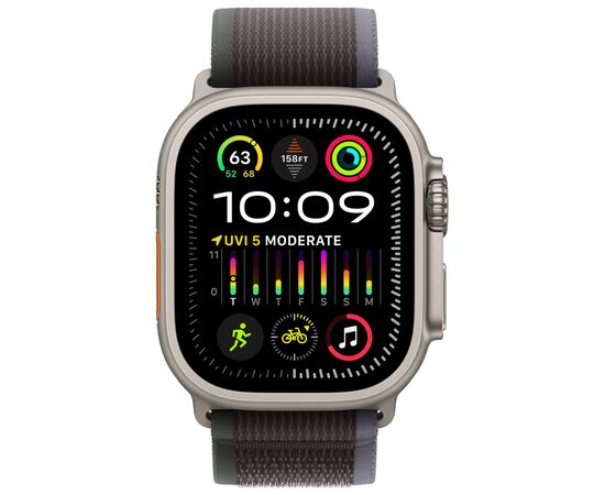 Ремінець до смарт-годинника Armorstandart Trail Loop для Apple Watch 49/46/45/44/42 (Series 1-3) Blue Black (ARM74229), зображення 2