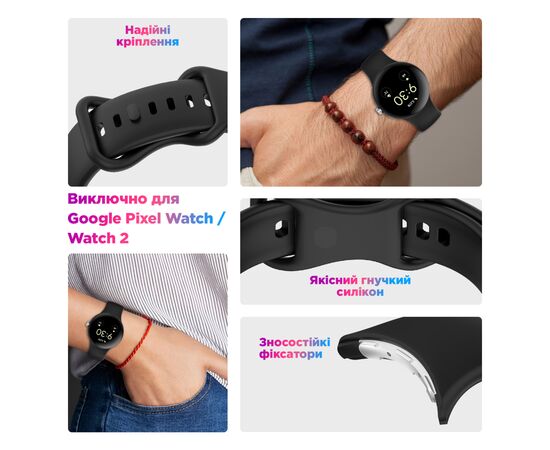 Ремінець до смарт-годинника Armorstandart Google Pixel Watch / Watch 2 / Watch 3 41 mm Pink Sand (ARM75436), зображення 4