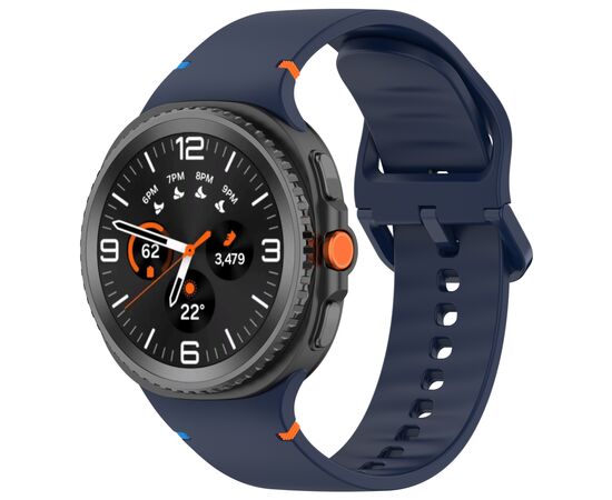 Ремешок для смарт-часов Armorstandart Samsung Galaxy Watch 8 / 8 Classic (22x132 mm) Dark Blue (ARM86870)