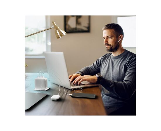 Зарядное устройство D-Link 3xUSB-C + 1xUSB PD140W GaN white (DCF-141), изображение 5