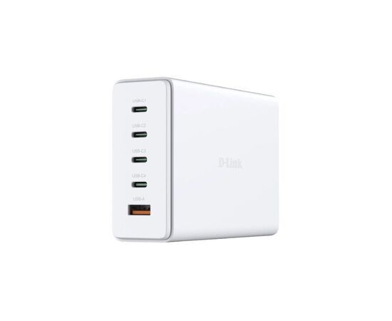 Зарядное устройство D-Link 4xUSB-C + 1xUSB PD240W GaN white (DCF-241)