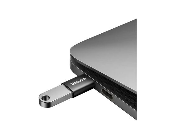 Переходник OTG USB 3.1 AF to USB-C black Baseus (ZJJQ000001), изображение 4