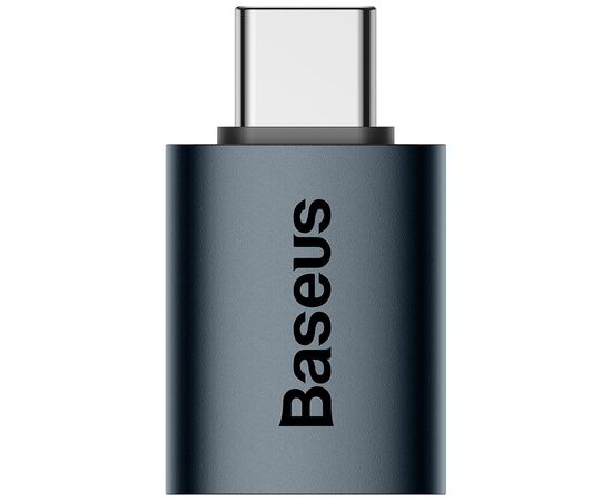 Переходник OTG USB 3.1 AF to USB-C blue Baseus (ZJJQ000003), изображение 2
