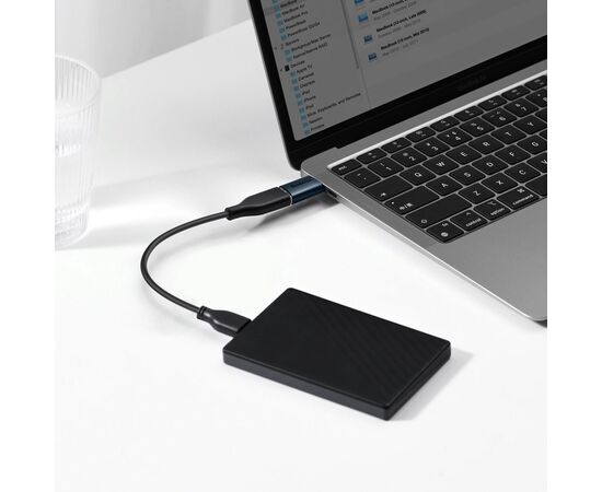 Переходник OTG USB 3.1 AF to USB-C blue Baseus (ZJJQ000003), изображение 7