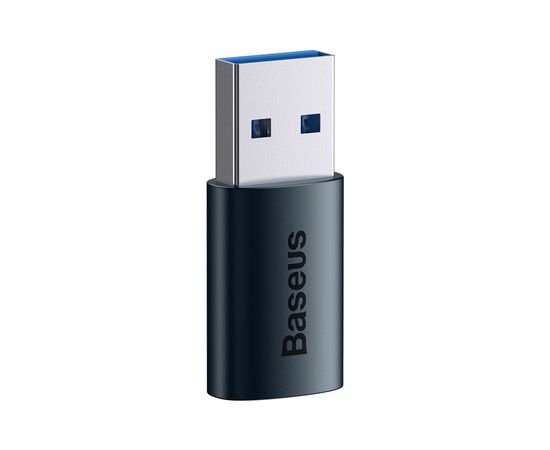 Переходник USB 3.1 M to USB-C F blue Baseus (ZJJQ000103), изображение 2