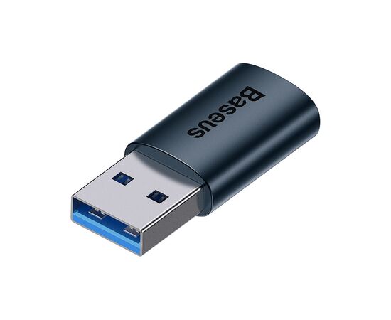 Переходник USB 3.1 M to USB-C F blue Baseus (ZJJQ000103), изображение 5