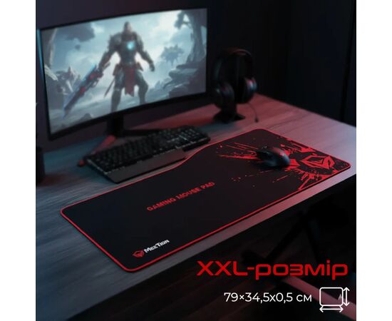 Коврик для мышки Meetion P100 Black/Red (MT-P100), изображение 6