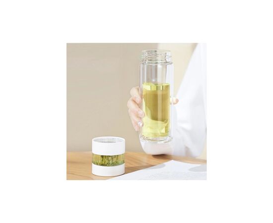 Термос Xiaomi Quange Intelligent Tea Separator Cup White (H8134), зображення 6