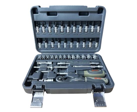 Набор инструментов GTM 46шт. 1/4" 4-14мм, кейс (GTS-046)