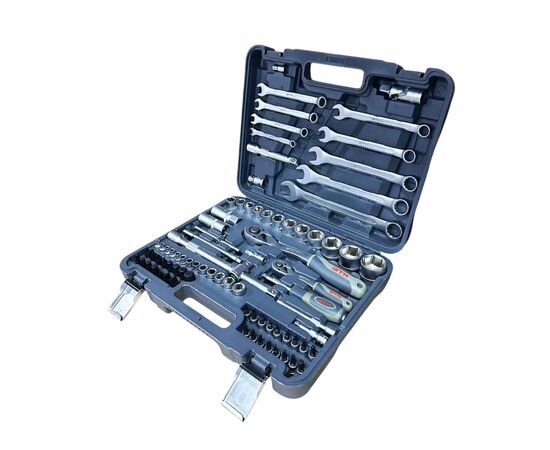 Набор инструментов GTM 82шт. 1/2-1/4" 4-32мм, кейс (GTS-082), изображение 2