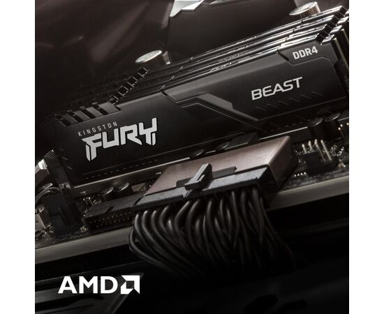 Модуль памяти для компьютера DDR4 32GB (2x16GB) 3600 MHz Fury Beast Black Kingston Fury (ex.HyperX) (KF436C18BBK2/32), изображение 11