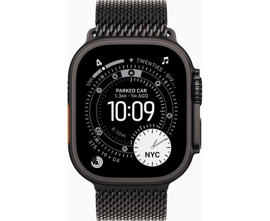 Смарт-часы Apple Watch Ultra 3 GPS + Cellular 49mm Black Titanium Case with Black Titanium Milanese Loop - Small (MF1N4QP/A), изображение 2