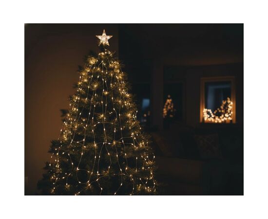 Гирлянда Chomik Оберемок струн 200 LED 10х2 м, теплий білий, IP44, від мережі (5900779901780)