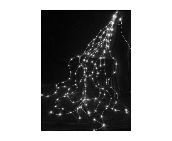 Гирлянда Chomik Оберемок струн 200 LED 10х2 м, холодний білий, IP44, від мережі (5900779901797), изображение 2