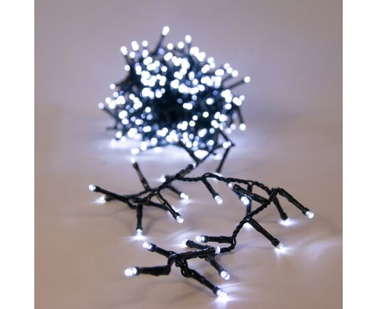 Гирлянда Chomik 200 LED 10 м, холодний білий, ефект блиску, IP44, від мережі (5900779879485), изображение 3