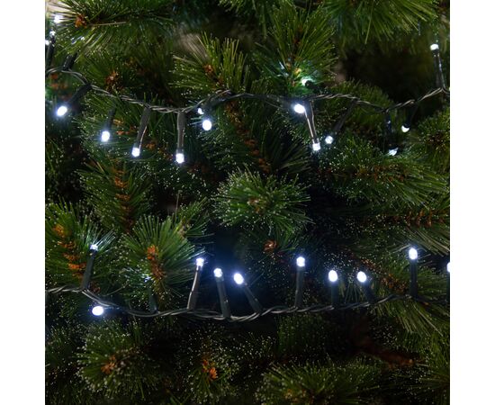 Гирлянда Chomik 200 LED 10 м, холодний білий, ефект блиску, IP44, від мережі (5900779879485), изображение 4