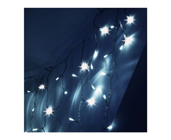 Гирлянда Chomik Бахрома 300 LED 12 м, холодний білий, IP44, від мережі (5900779879850), изображение 3