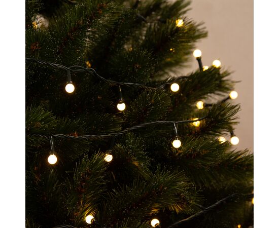 Гирлянда Chomik Кульки-змійка 200 LED 16 м, теплий білий, IP44, від мережі (5900779880146), изображение 3