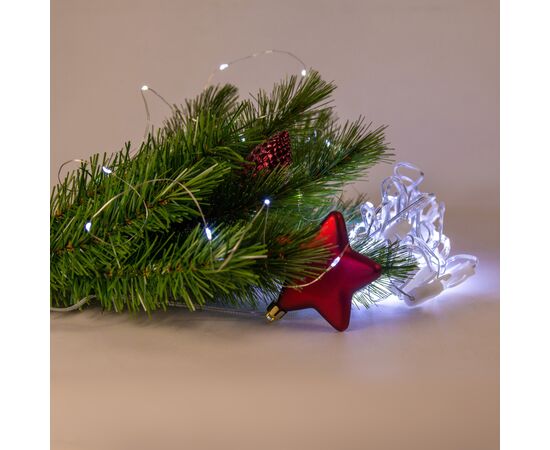 Гирлянда Chomik Штора" 150 LED холодний білий, 3x1,5 м, USB, з пультом, IP20, від мережі (5900779898493), изображение 3