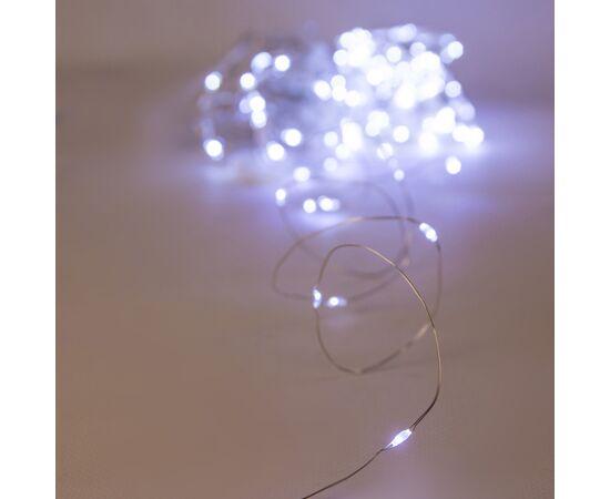 Гирлянда Chomik Штора" 150 LED холодний білий, 3x1,5 м, USB, з пультом, IP20, від мережі (5900779898493), изображение 4