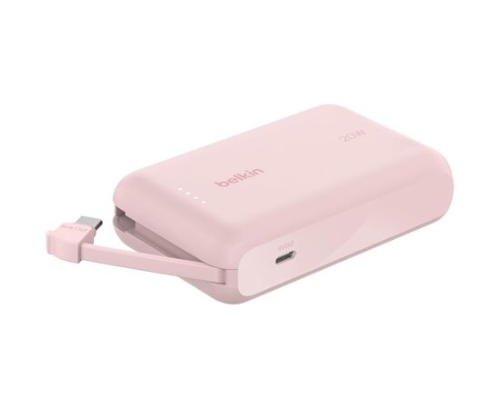 Батарея універсальна Belkin 10000mAh, 20W, USB-C, Pink (BPB021HQPK), зображення 10