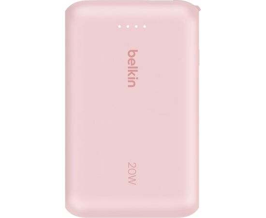 Батарея універсальна Belkin 10000mAh, 20W, USB-C, Pink (BPB021HQPK)
