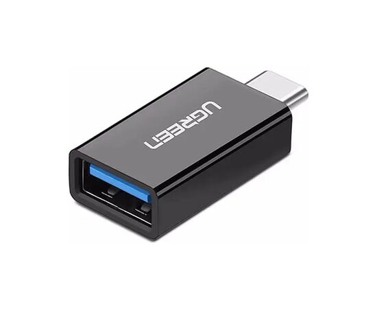 Переходник OTG USB 3.0 AF to USB-C US173 black UGREEN (20808), изображение 2