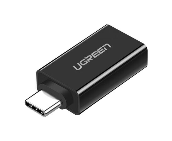Переходник OTG USB 3.0 AF to USB-C US173 black UGREEN (20808)