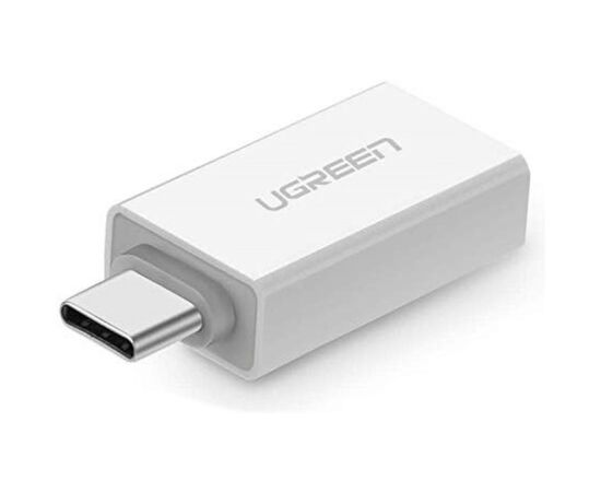 Переходник OTG USB 3.0 AF to USB-C US173 White UGREEN (30155)