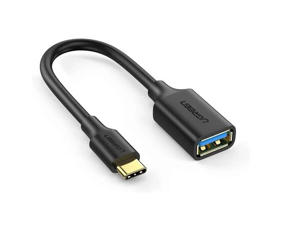 Перехідник OTG USB 3.0 AF to USB-C US154 black Ugreen (30701)