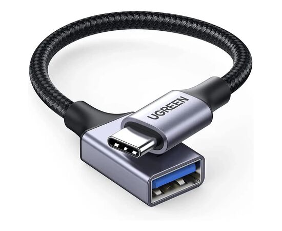 Переходник OTG USB 3.0 AF to USB-C 0.1m US378 black UGREEN (70889)