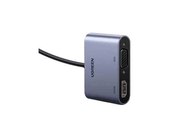 Переходник USB 3.0 to HDMI + VGA CM449 gray UGREEN (20518), изображение 2