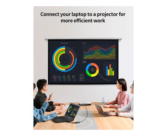 Переходник VGA M to HDMI F CM513 black UGREEN (50945), изображение 5