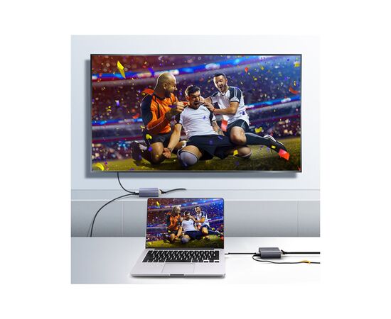 Адаптер HDMI extender 50m Ethernet Gray UGREEN (90811EU), изображение 3