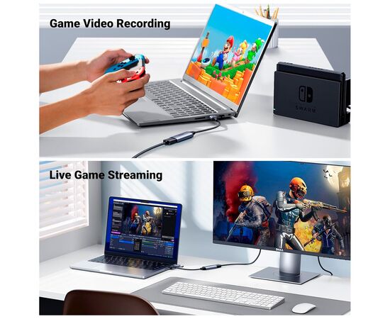 Переходник USB/USB-C to HDMI 4K/60Hz UGREEN (40189), изображение 5