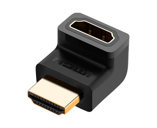 Переходник HDMI M to HDMI F 90° corner UP HD112 black UGREEN (20110)