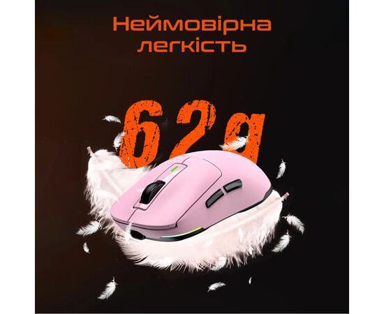 Мишка Meetion GW24 Bluetooth/Wireless/USB Yellow (MT-GW24-Y), зображення 6